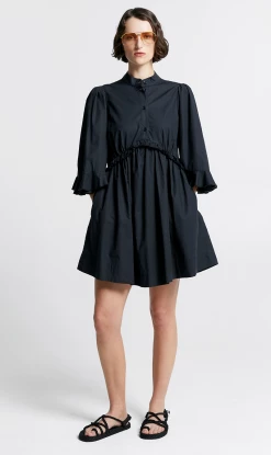Karen Walker | Organic Cotton Blossom Dress - Black