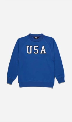 Sebago | Bow Sweatshirt USA - Blue