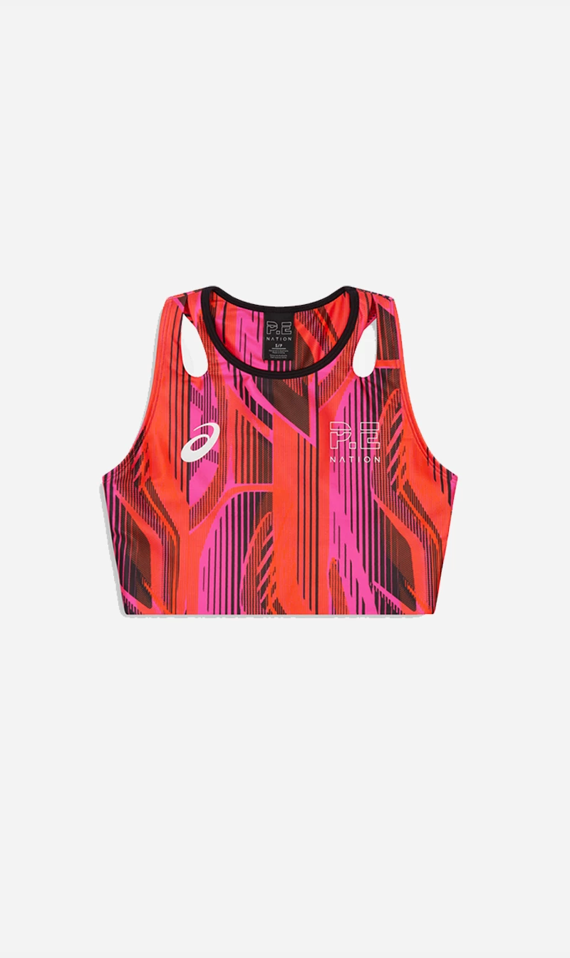 P.E Nation | P.E Nation X Asics Persistance Sports Bra - Asics Print 1 P.E Nation | P.E Nation X Asics Persistance Sports Bra - Asics Print