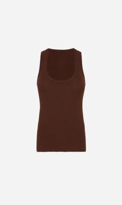 Matteau | Ribbed Tank - Cacoa