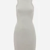 Victoria Beckham | VB Body Lurex Fitted Mini - Silver