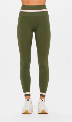 The Upside | Form Seamless Midi Pant - Olive