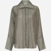 St Agni | Sheer Shirt - Castor Grey