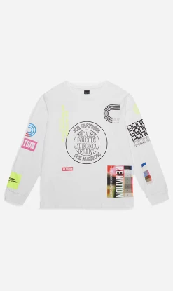 P.E Nation | Circuit LS Tee - Optic White