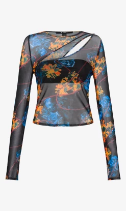 Ksubi | Transfer Ls Top - Cyberflora