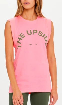 The Upside | Muscle Tank - Peony