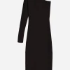 Victoria Beckham | VB Body One Shoulder Midi Dress - Black