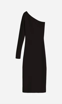 Victoria Beckham | VB Body One Shoulder Midi Dress - Black