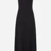 Bassike | Open Back Muscle Tank Dress - Black