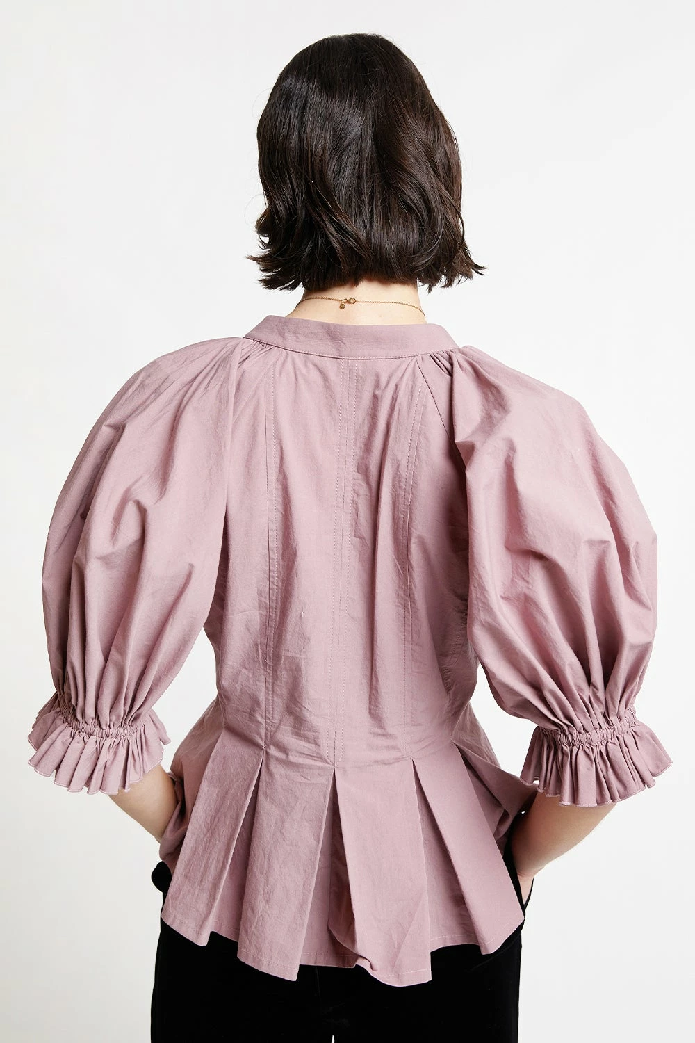 Karen Walker | Organic Cotton Melody Top - Mauve - Image 2