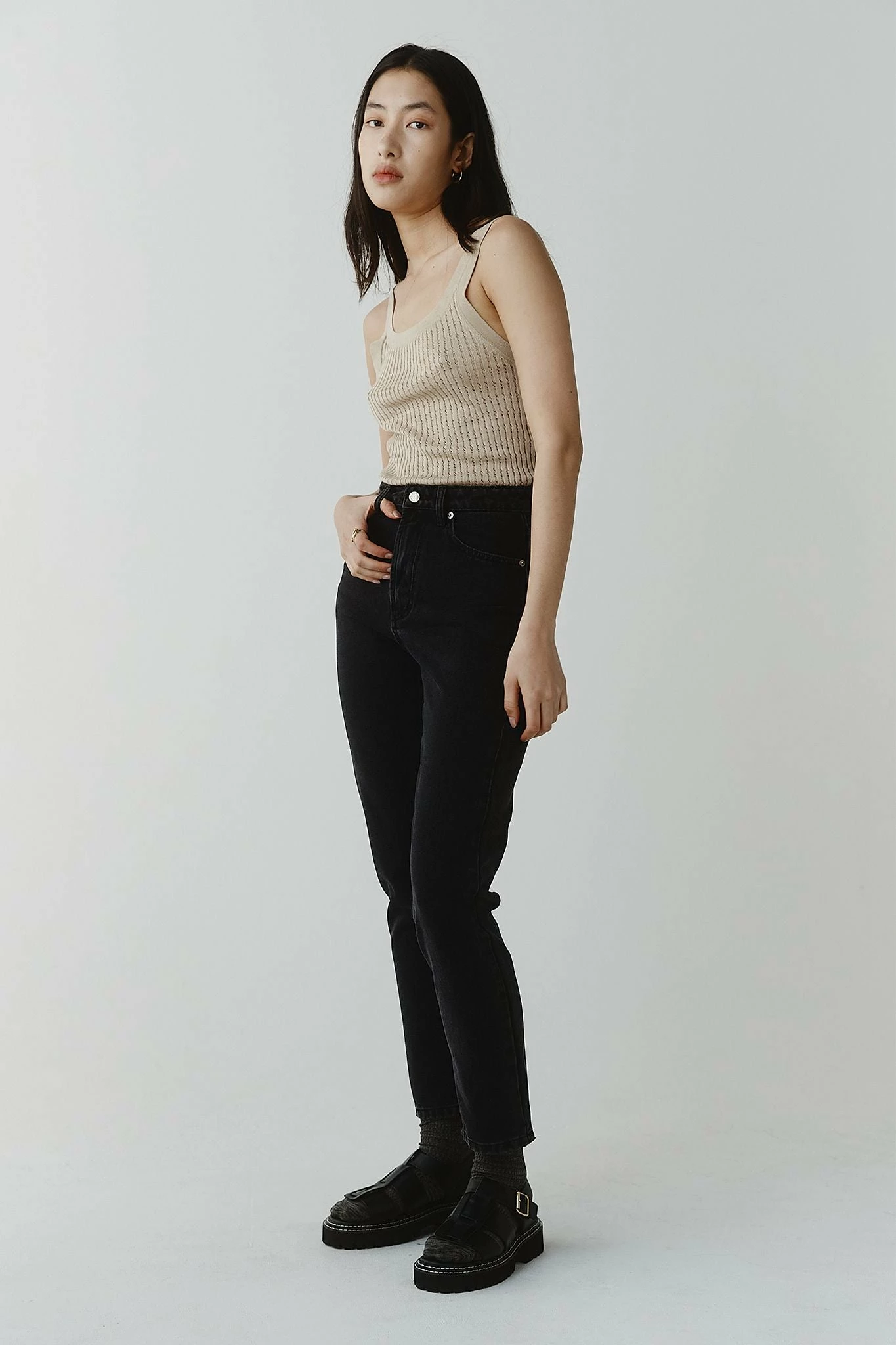 Marle | Straight Leg Jean - Black - Image 5