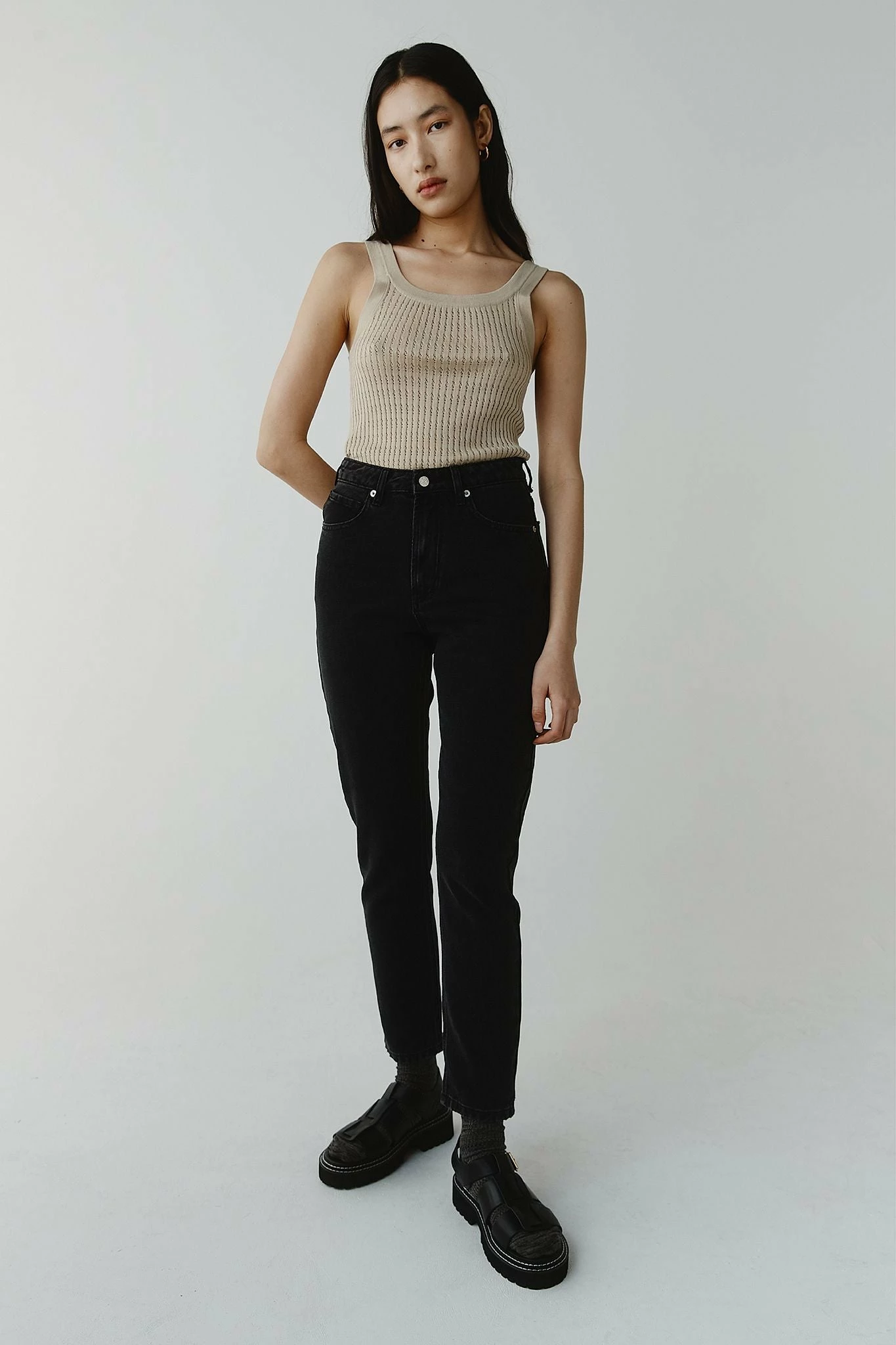 Marle | Straight Leg Jean - Black - Image 2