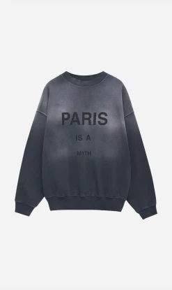 Anine Bing | Jaci Sweatshirt Myth Paris - Charcoal