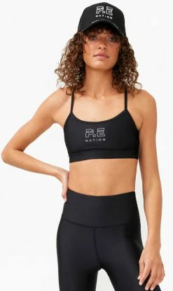 P.E NATION PE NATION | Stadium Sports Bra - Black
