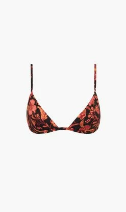 Matteau | Petite Triangle Top - Pink Hibiscus