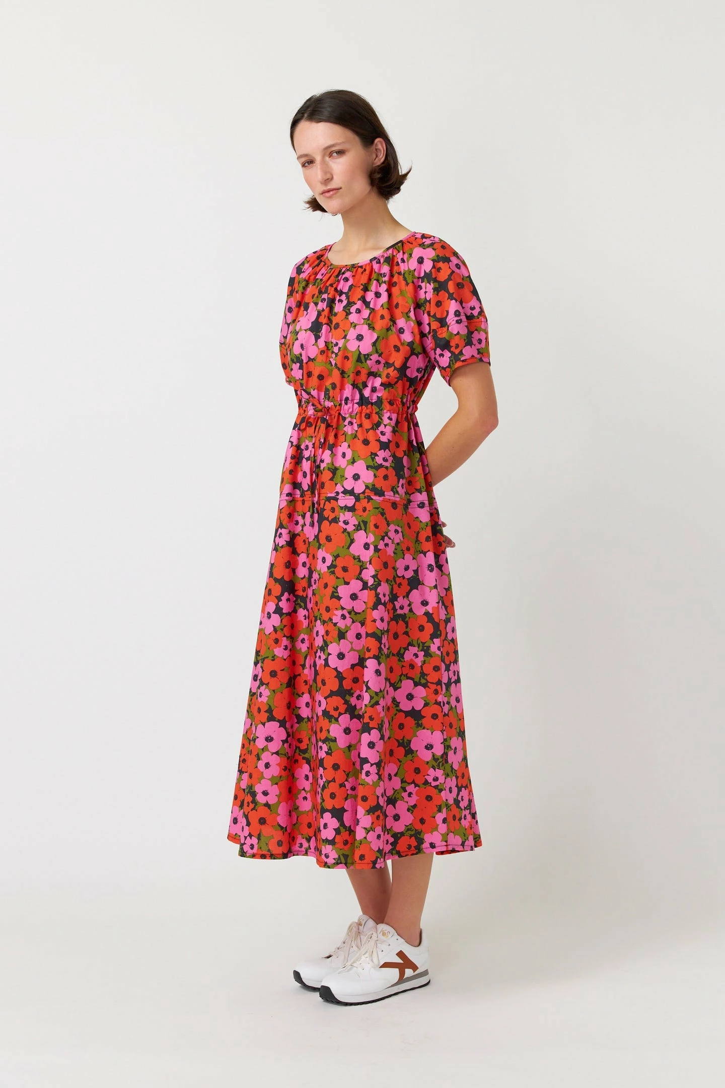 Kate Sylvester | Pop Dress - Pink Orange - Image 3