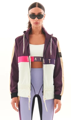 P.E Nation | Man Down Jacket - Purple Pennant