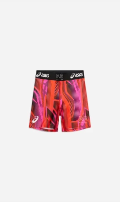 P.E Nation | P.E Nation X Asics Persistance Bike Short - Asics Print