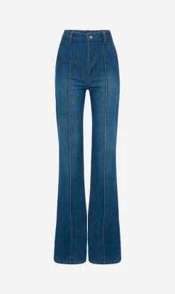 Victoria Beckham | Brigitte Jean - Sandwashed Indigo