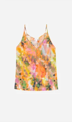 Juliette Hogan | Split Cami - Vision Floral Acid