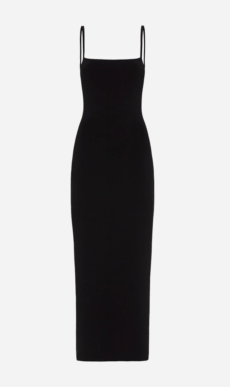 Matteau | Square Knit Dress - Black