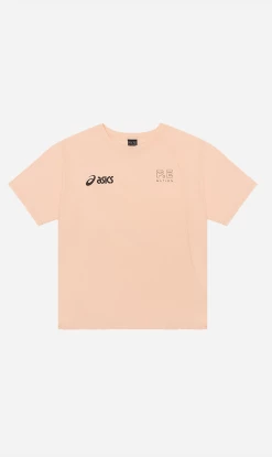 P.E Nation | P.E Nation X Asics Tracklite Tee - Peach Cream