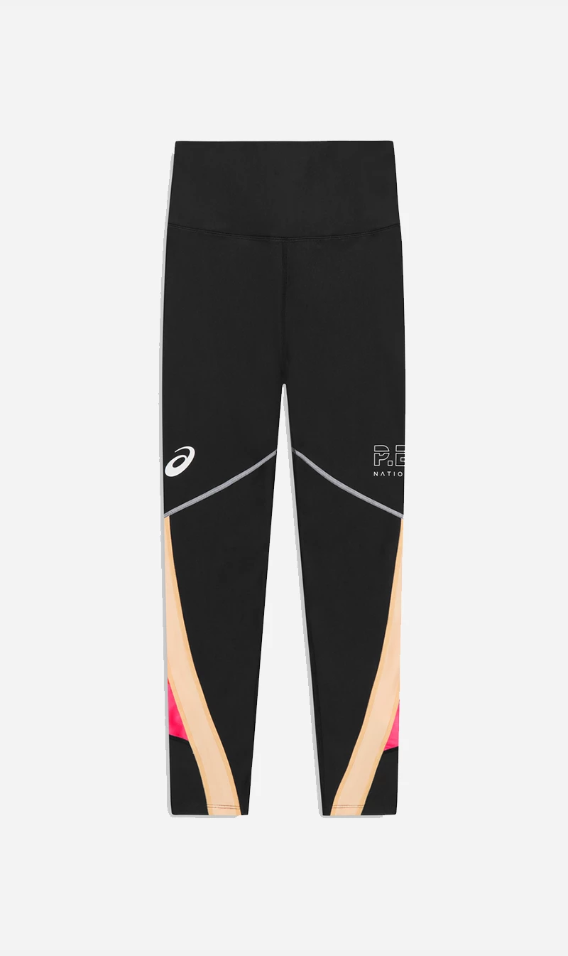 P.E Nation | P.E Nation X Asics Tracklite Legging - Black 1 P.E Nation | P.E Nation X Asics Tracklite Legging - Black