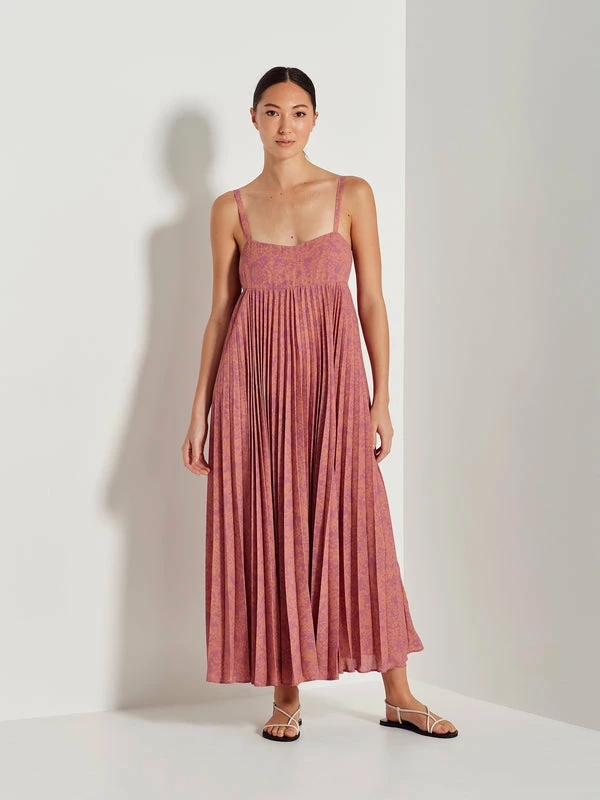 Juliette Hogan | Bella Pleat Dress - Bubble Gum - Image 2