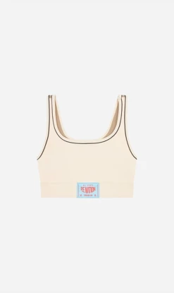 P.E NATION PE Nation | Undefeated Sports Bra - Pearled Ivory