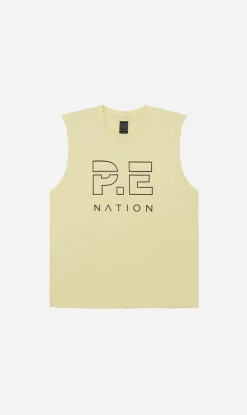 P.E Nation | Shuffle Tank - Wax Yellow